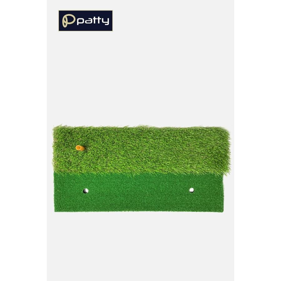 ゴルフ 練習用マット パター アプローチ 練習器具 3m 芝生2種 室内 自宅 スイング練習_画像9
