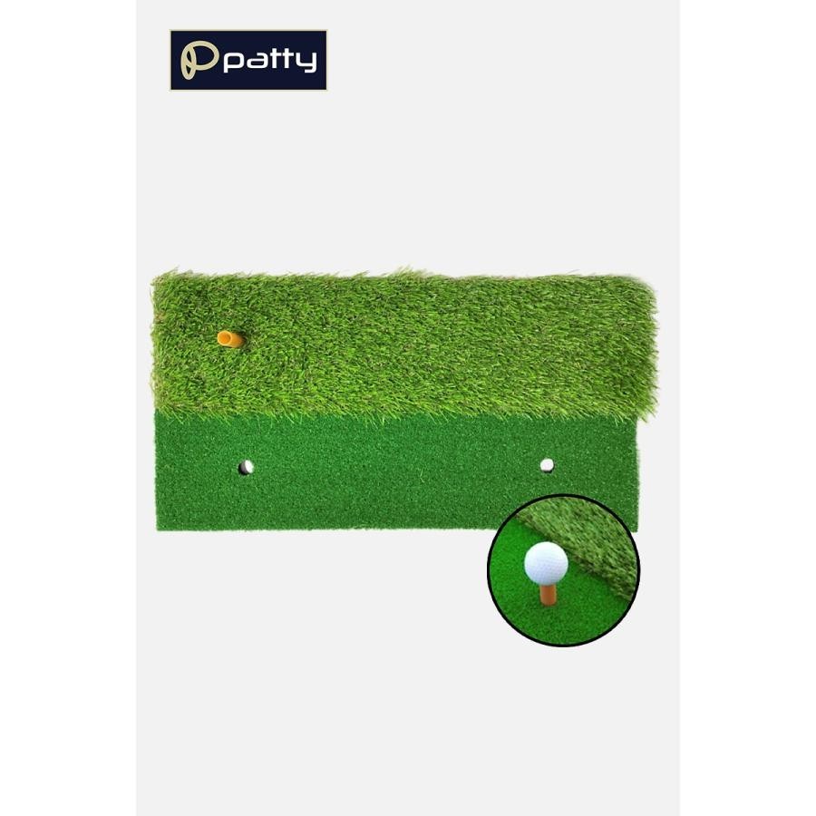 ゴルフ 練習用マット パター アプローチ 練習器具 3m 芝生2種 室内 自宅 スイング練習_画像7