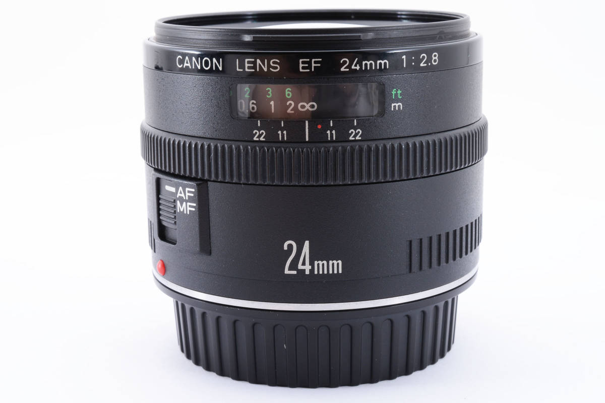 CANON キャノン LENS EF 24mm F2.8 一眼レフ AF【フード付き美品】_画像10