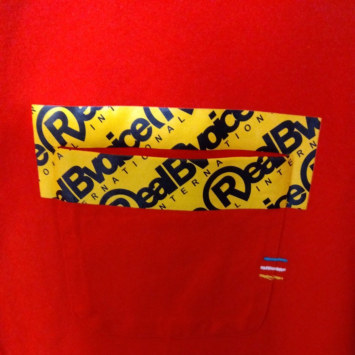 リアルビーボイス　RealBvoice　半袖Tシャツ　レッド　赤