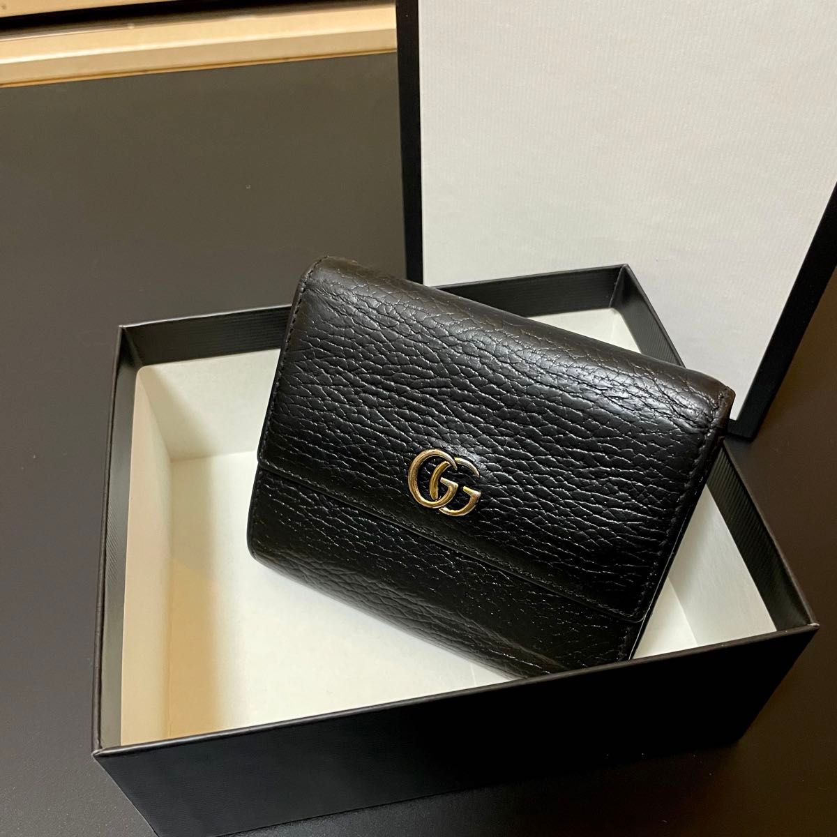 専用 GUCCI グッチプチマーモント 3つ折り財布