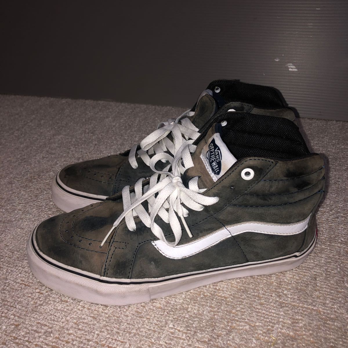 vans hosoi バンズ　ホソイ　27cm グレー　スエード　中古_画像1