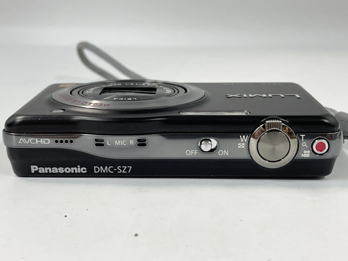 【1N17】1円スタート Panasonic LUMIX DMC-SZ7 パナソニック ルミックス コンパクトデジタルカメラ デジカメ コンデジ ブラック_画像5