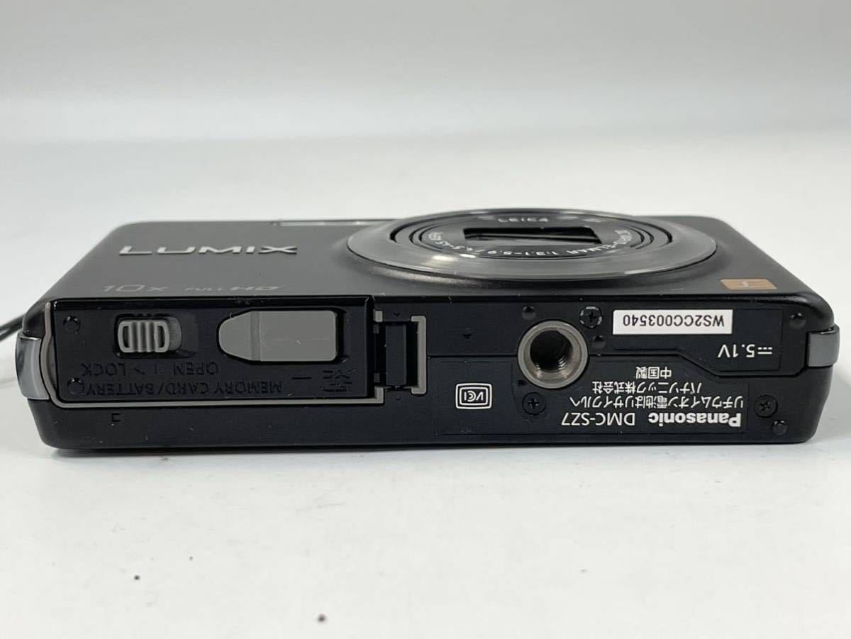 【1N17】1円スタート Panasonic LUMIX DMC-SZ7 パナソニック ルミックス コンパクトデジタルカメラ デジカメ コンデジ ブラック_画像6