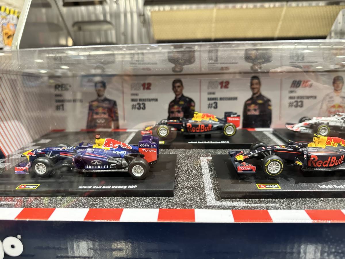 未開封新品 burago - FORMULA RACING 1/43 RED BULL F1 6台セット - F1 マシン レッドブルF1 ブラーゴ_画像2