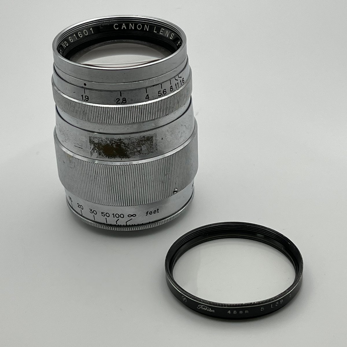 CANON LENS 85mm f1.9 キヤノン レンズ Canon Camera Co. Japan M42マウント_画像1