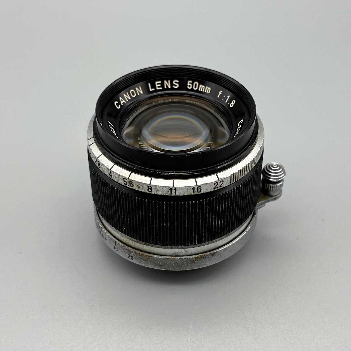 CANON LENS 50mm f1.8 キヤノン レンズ Canon Camera Co. Japan Leica ライカ Lマウントの画像1