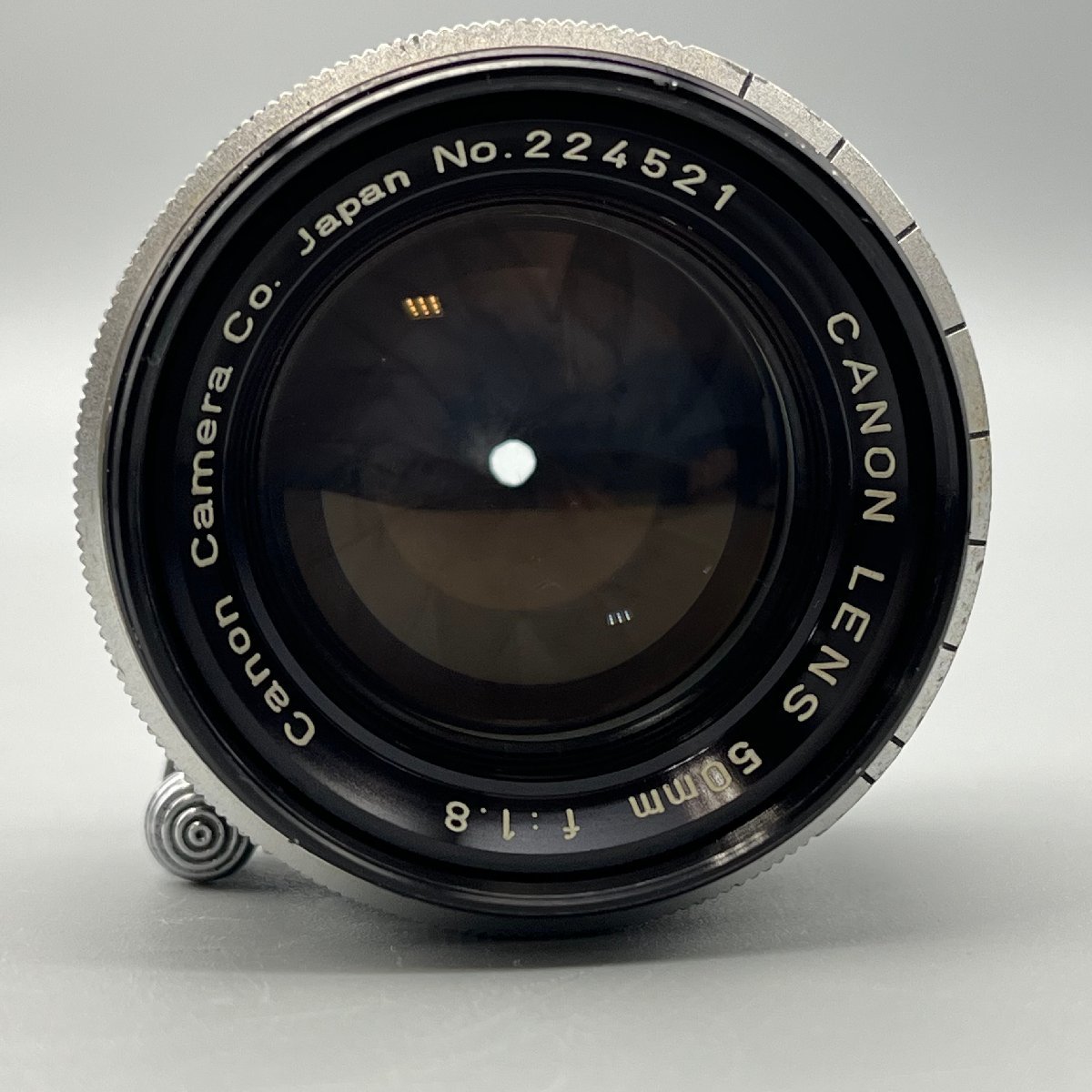 CANON LENS 50mm f1.8 キヤノン レンズ Canon Camera Co. Japan Leica ライカ Lマウントの画像8