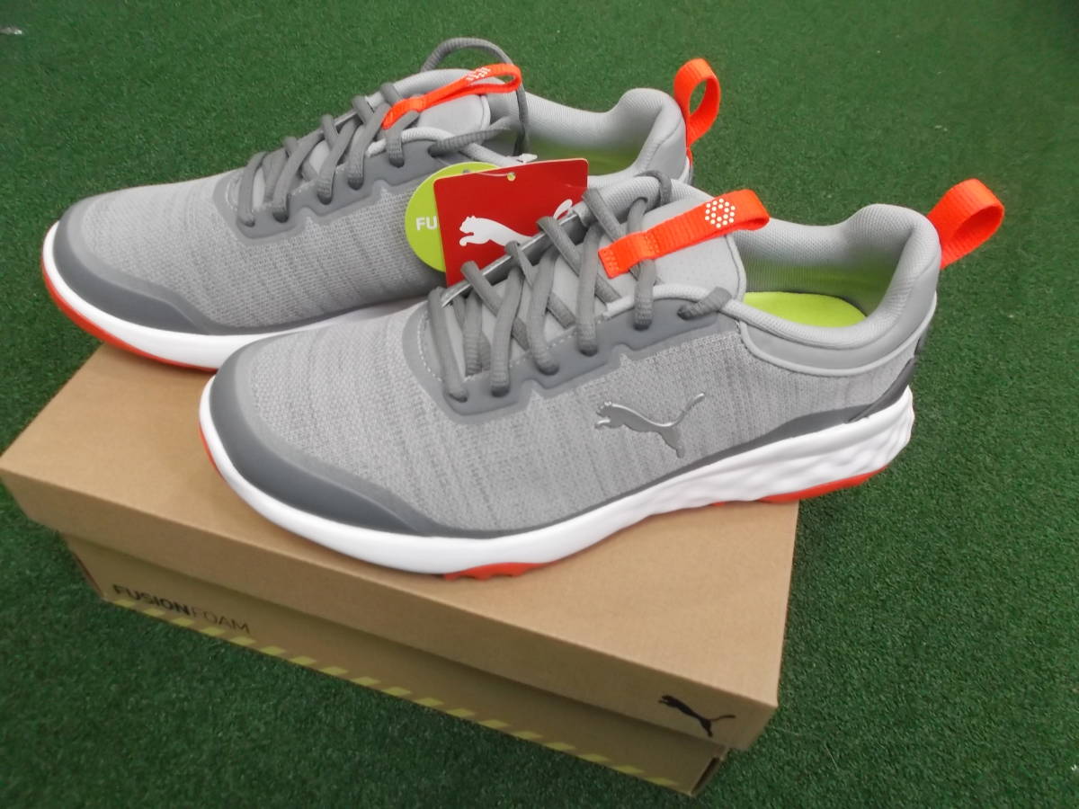 税込即決¥9,400★新品・PUMA・フュージョンプロ 25、0cm グレー