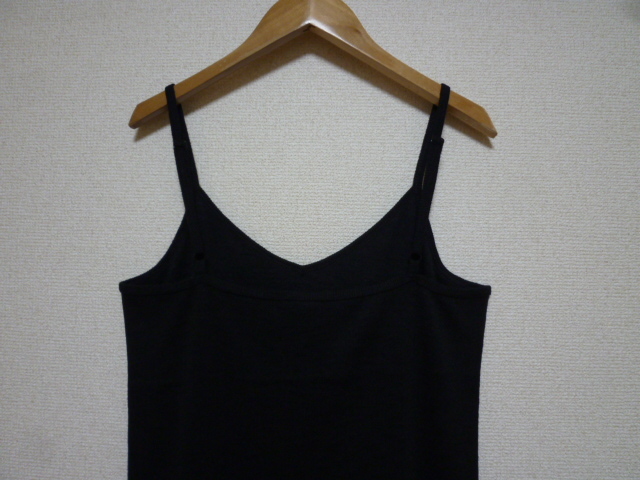 ☆ GAP ギャップ CAMI MIDI ドレス ジャージードレス リブキャミワンピース SIZE:M BLK /送料185円～ ☆_画像6