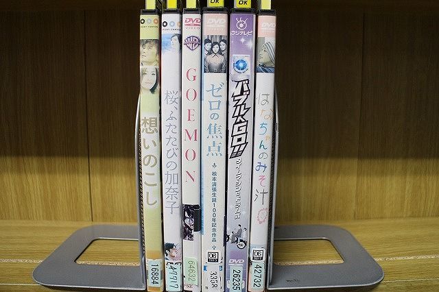 DVD バブルへGO!! ゼロの焦点 はなちゃんのみそ汁 GOEMON 他 広末涼子 出演 6本セット ※ケース無し発送 レンタル落ち ZN1615_画像2