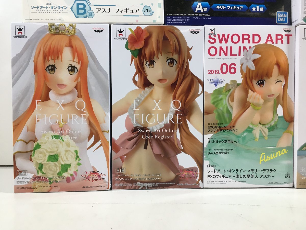 SAO ソードアート・オンライン アスナ キリト シノン フィギュア セット 一番くじ EXQ チア 水着 ウェディング まとめ 未開封_画像2