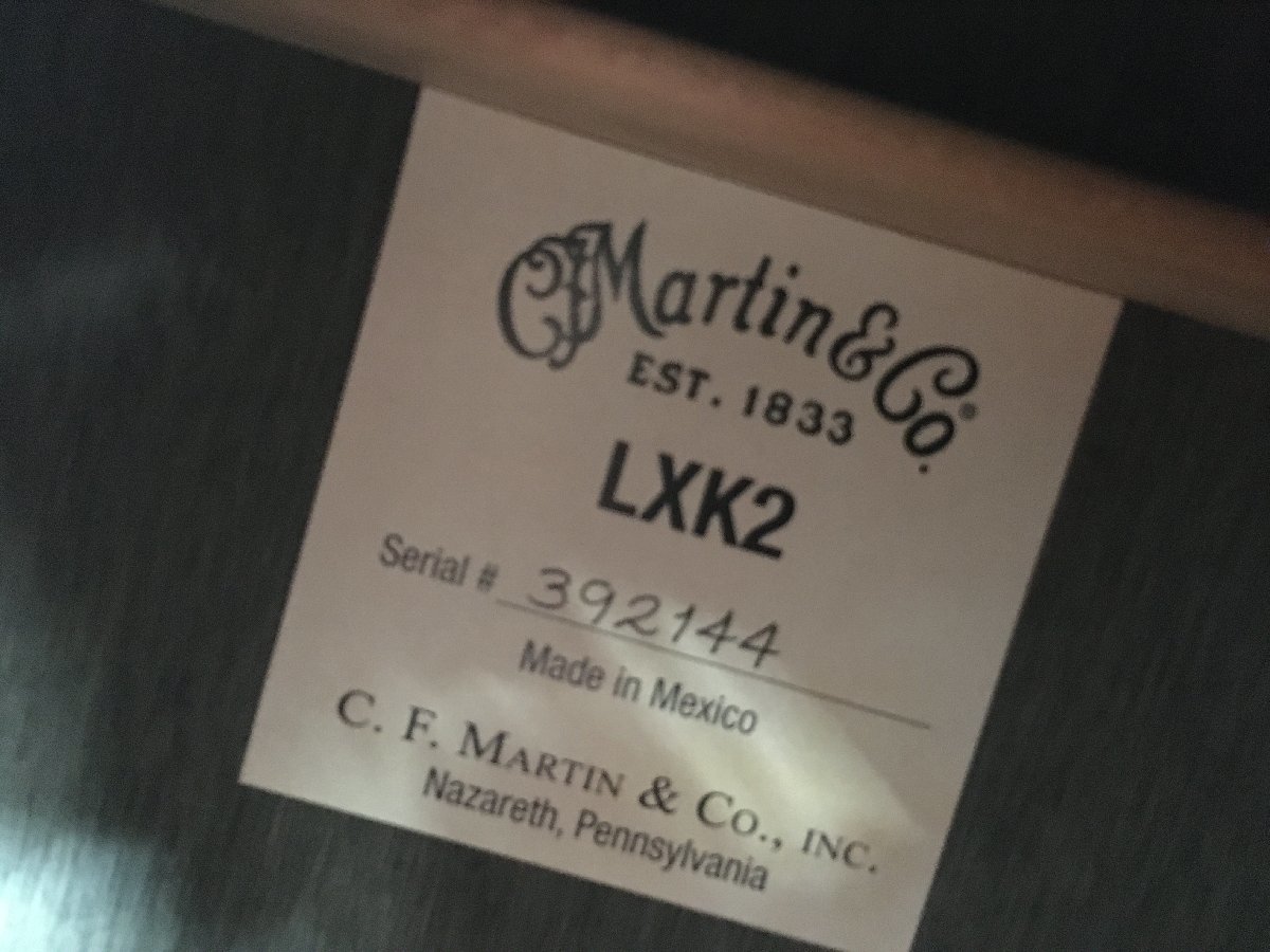 MARTIN マーティン LXK2 ミニアコ ミニ アコースティックギター リトルマーチン 未使用_画像3