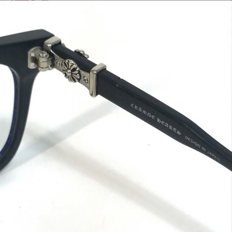 クロムハーツ　chrome hearts cHクロス　cox-unker 伊達メガネ　アイウェア　メンズ　ブラック_画像9