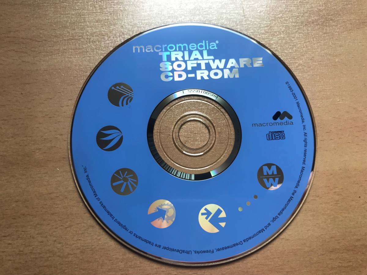 【送料：230円】CD-ROM◆macromedia Trial Software CD-ROM【中古】の画像1