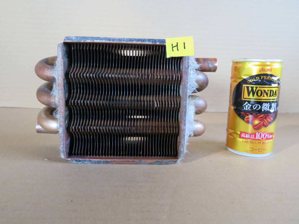 熱交換器 H3　銅製熱交換器　熱交換　自作廃油ストーブなどに 06/01/17_画像6