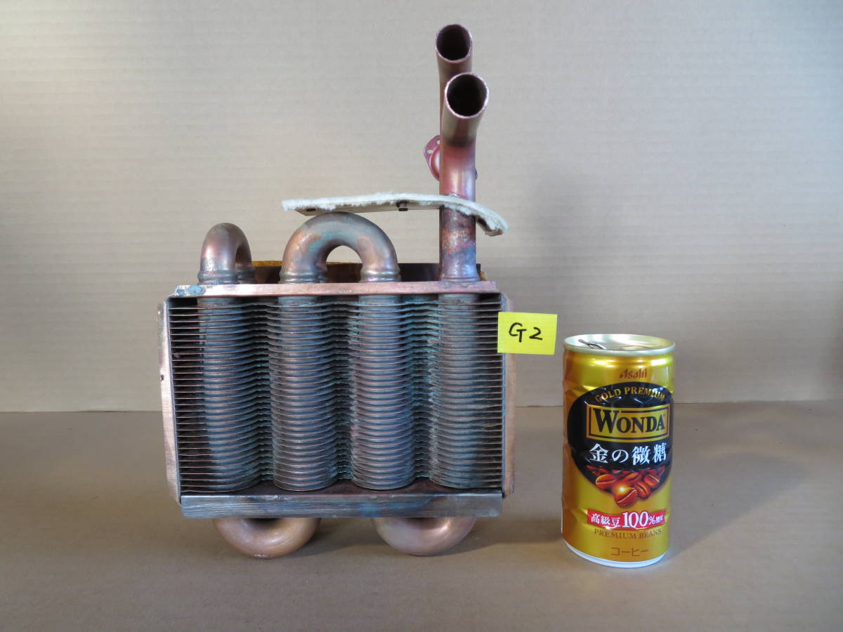 熱交換器 G2　銅製熱交換器　熱交換　自作廃油ストーブなどに 06/01/17_画像5