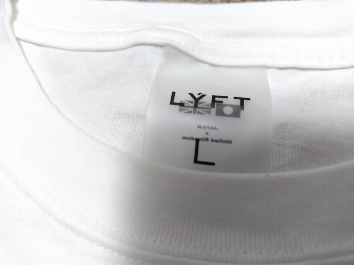 ★大人気★ LYFT GYM Tシャツ　Lサイズ 試着のみほぼ新品　トレーニー　トレーニングウェア にも　メンズ　エドワード加藤_画像2