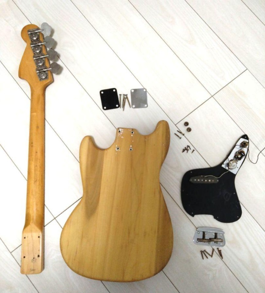 1970年代 Fender USA MUSIC MASTER ショートベース ヴィンテージ USA製 1977年 1978年の画像2