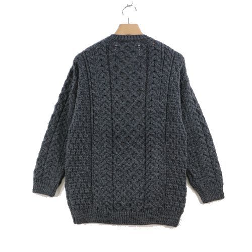 aran WOOLLEN MILLS アラン ウーレンミルズ XXL チャコールグレー_画像2