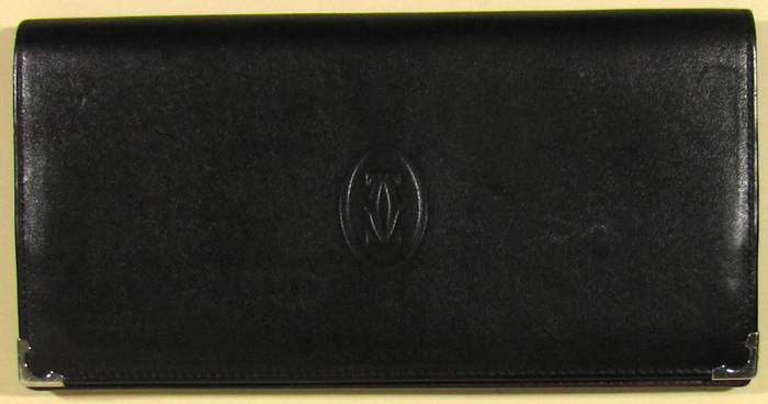 CARTIER(カルティエ)財布,黒,レザー