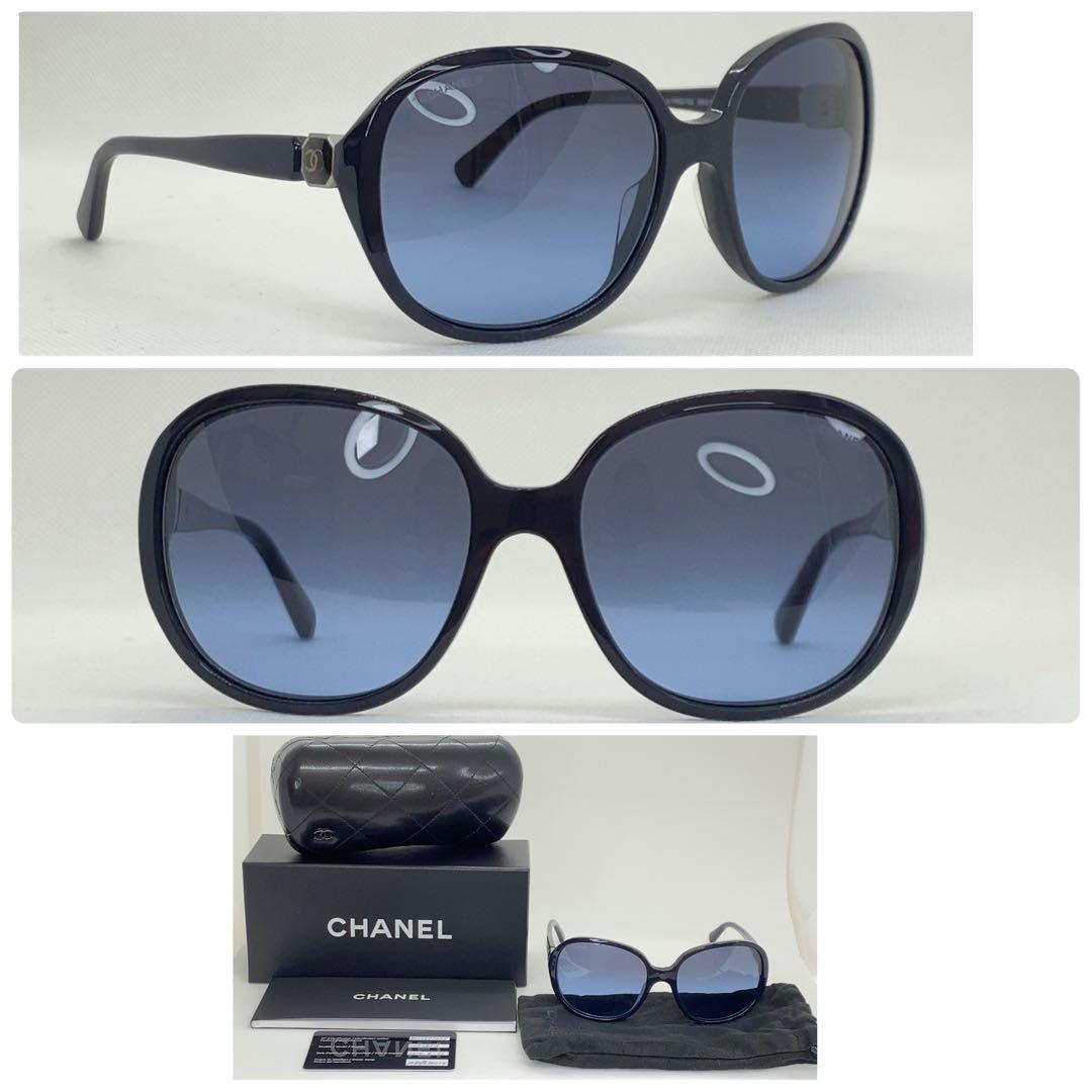 美品 CHANEL サングラス 5285A c.1462/S2 ココマーク-