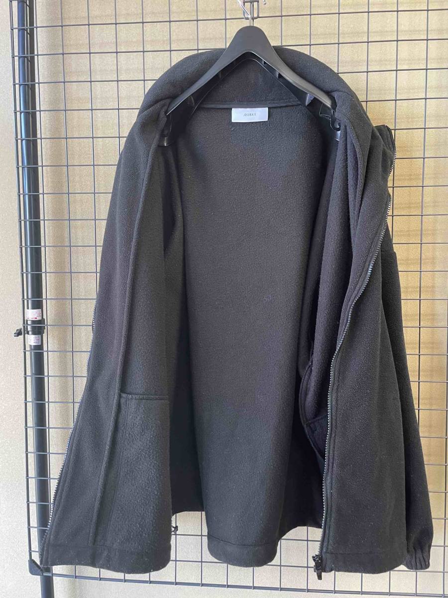 【ASTRAET/アストラット】UNITED ARROWS ユナイテッドアローズ Zip Up Fleece Jacket Blouson オーバーサイズ フリースジャケット 日本製_画像4