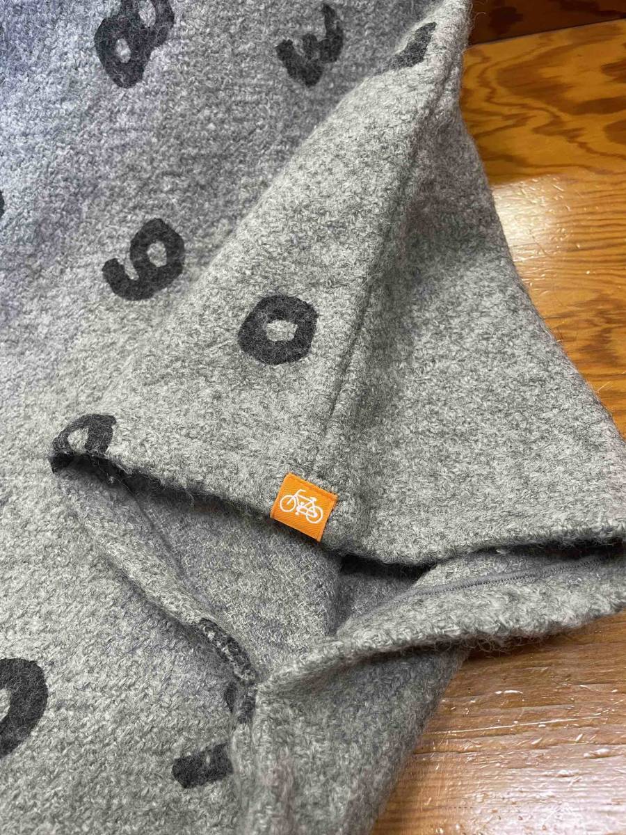 【SOU・SOU×le coq sportif/ソウソウ×ルコックスポルティフ】Poncho MADE IN JAPAN バスケット織 BIKEポンチョ SO-SU-U大 素鼠 Fサイズ_画像7