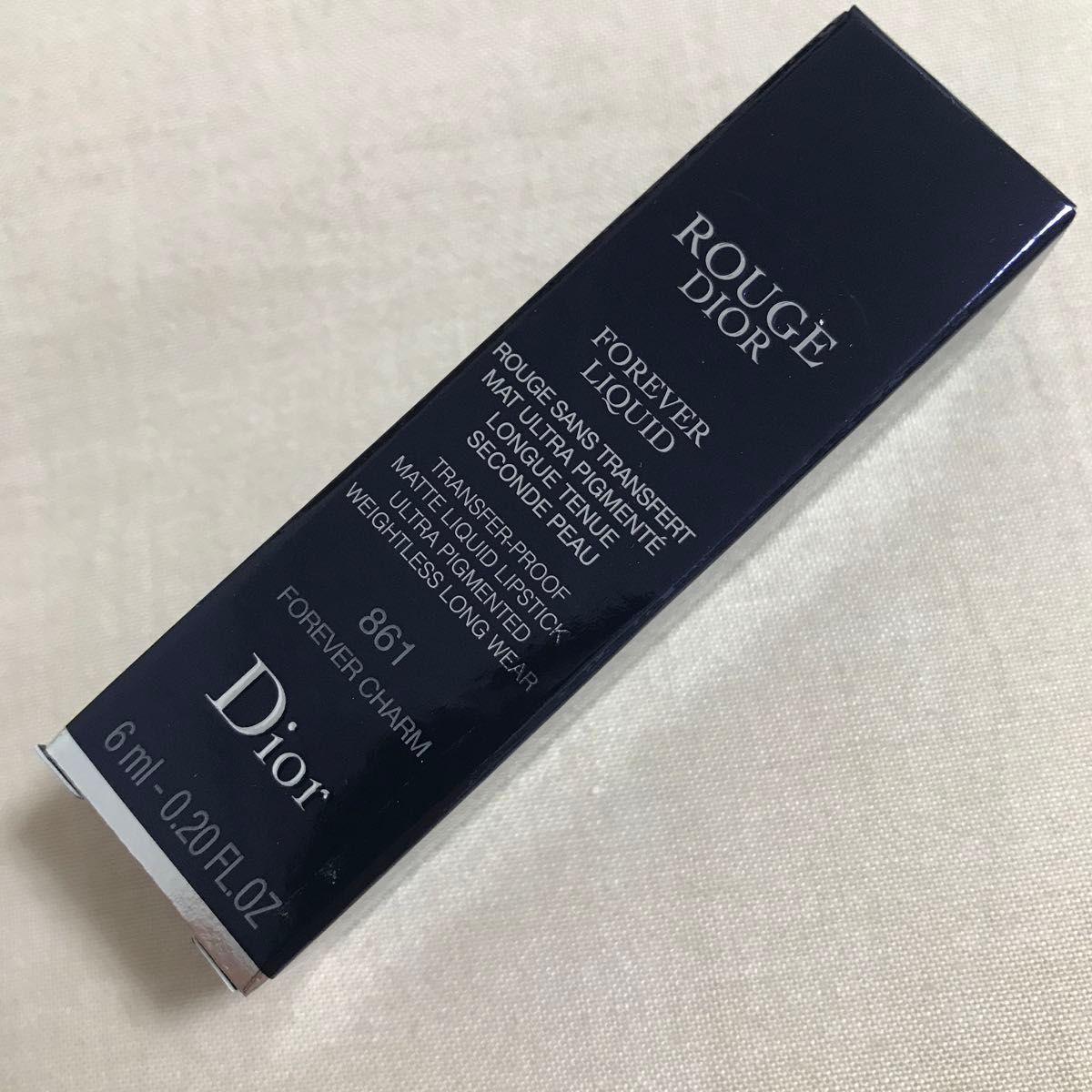 Dior ルージュ ディオール フォーエヴァー リキッド 861 フォーエヴァー チャーム 6ml 未使用