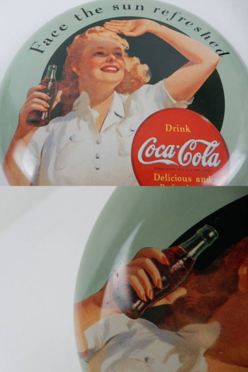 昭和レトロ COCA COLA 実使用 看板 鉄製 非売品 昭和レトロ COCA COLA 実使用 看板 鉄製 非売品