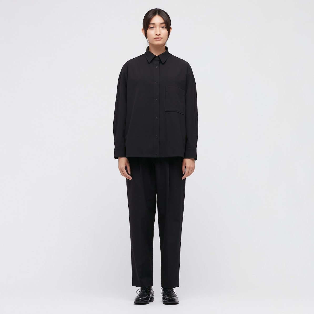 UNIQLO Theory コラボ ストレッチシャツジャケット Mサイズ 新品タグ付き_参考画像