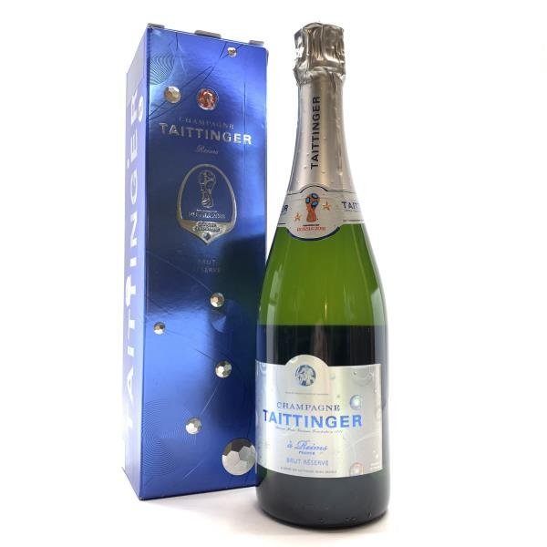 TAITTINGER テタンジェ ブリュット レゼルブ 750ml 2018 ロシアワールドカップ オフィシャル・シャンパーニュ お酒 箱付き 管理RY24000313_画像1