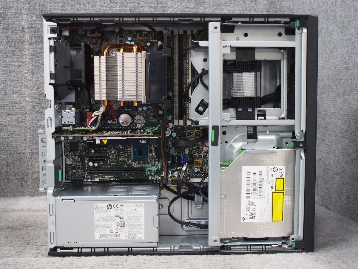 HP Z240 SFF Workstation Xeon E3-1270 v5 3.6GHz 8GB DVDスーパーマルチ nVIDIA QUADRO P400 ジャンク A59397_画像7