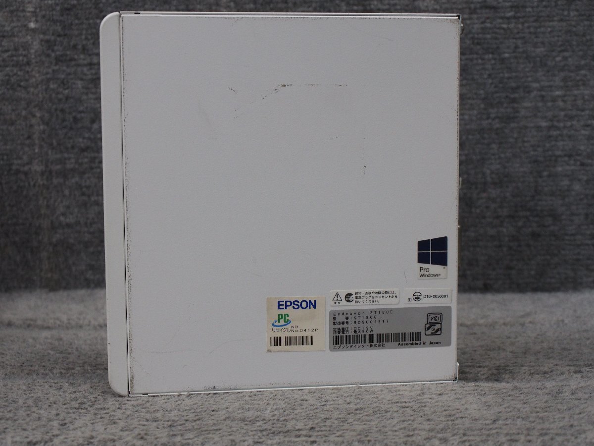 EPSON Endeavor ST180E Core i5-6500T 2.5GHz 4GB ジャンク A59440_画像2