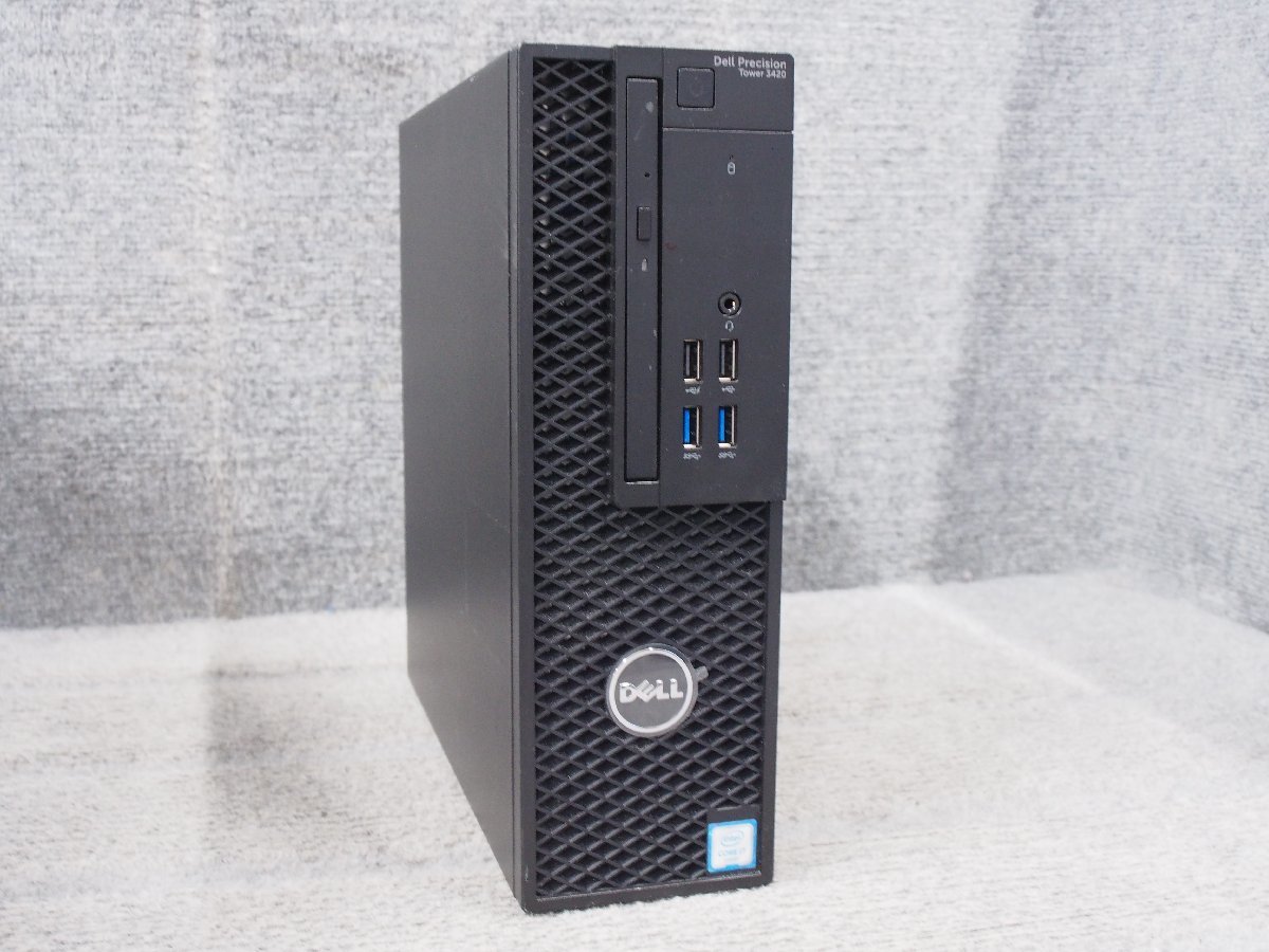 DELL Precision Tower 3420 Core i7-6700 3.4GHz 4GB DVDスーパーマルチ nVIDIA QUADRO P620 ジャンク A59462_画像1