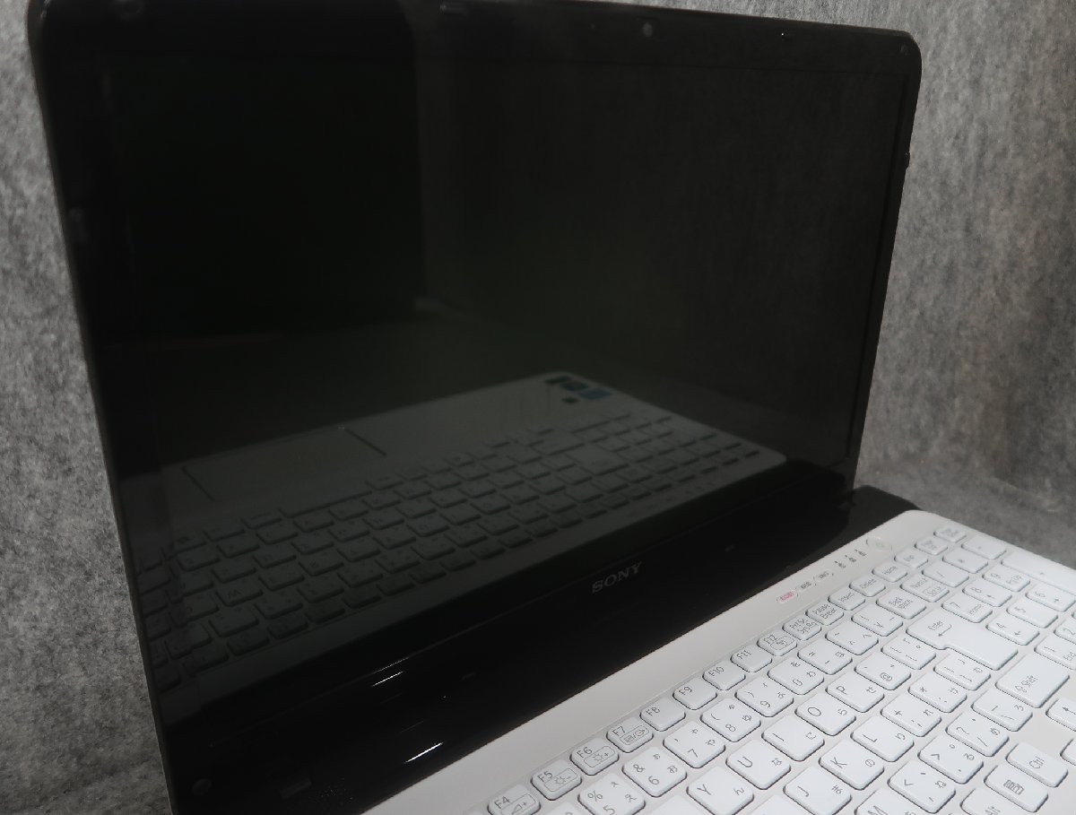 SONY VAIO SVE15119FJW Core i7-3612QM 2.1GHz 4GB ブルーレイ ノート ジャンク N74903_画像2