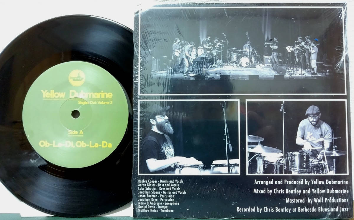 試聴 US 7inch. DUBカバー YELLOW DUBMARINE / OB-LA-DI,OB-LA-DA □ダブ reggae レゲエ ビートルズ The Beatles_画像2