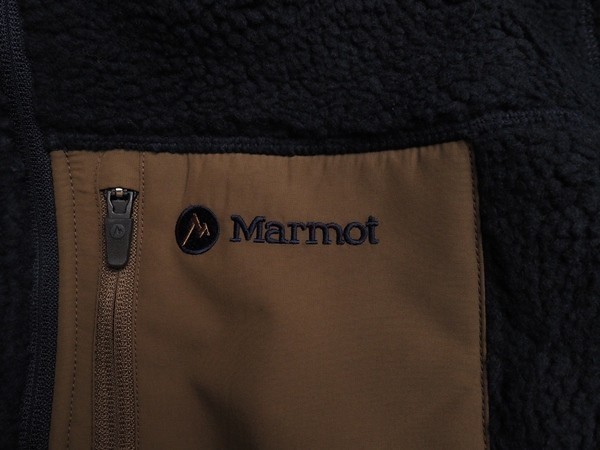 新品正規 Marmot マーモット 海外限定 バルキー厚手ボア ジップアップフリース ジャケット メンズ100(L)ネイビー(NA) 直営店購入 JKW0902_画像7