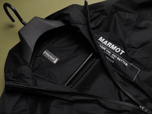 新品正規16900円 Marmot マーモット 海外限定 リップストップ 防虫 Clover ジャケット メンズ105(XL)ブラック(BK) 直営店購入 JKM0001_画像5