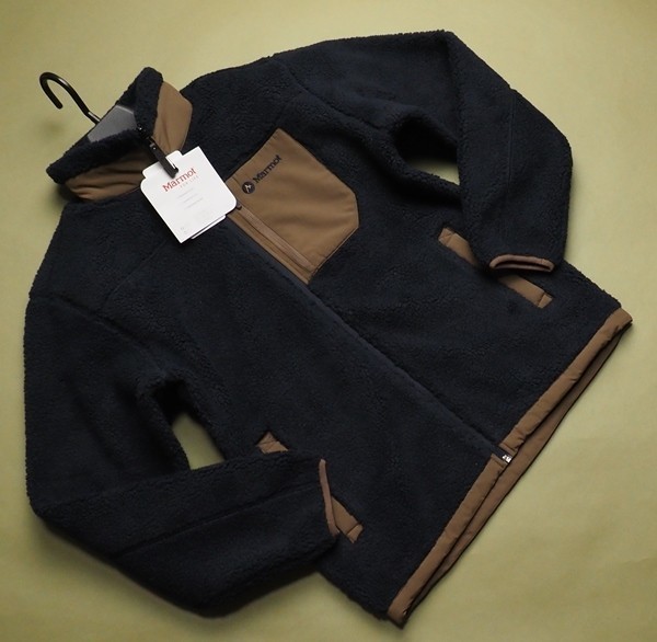  new goods regular Marmot Marmot abroad limitation bar key thick boa Zip up fleece jacket men's 95(M) navy (NA) company store buy 