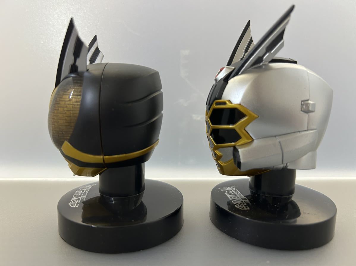 ライダーマスクコレクション マスコレ 仮面ライダー カブト 仮面ライダーザビー マスクドフォーム&ライダーフォーム2種セット　送料無料_画像2