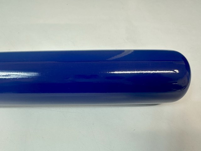 元プロ野球 コーチ 支給品 未使用 硬式用木製ノックバット　久保田スラッガー 91cm/575g ネーム刻印あり_画像9