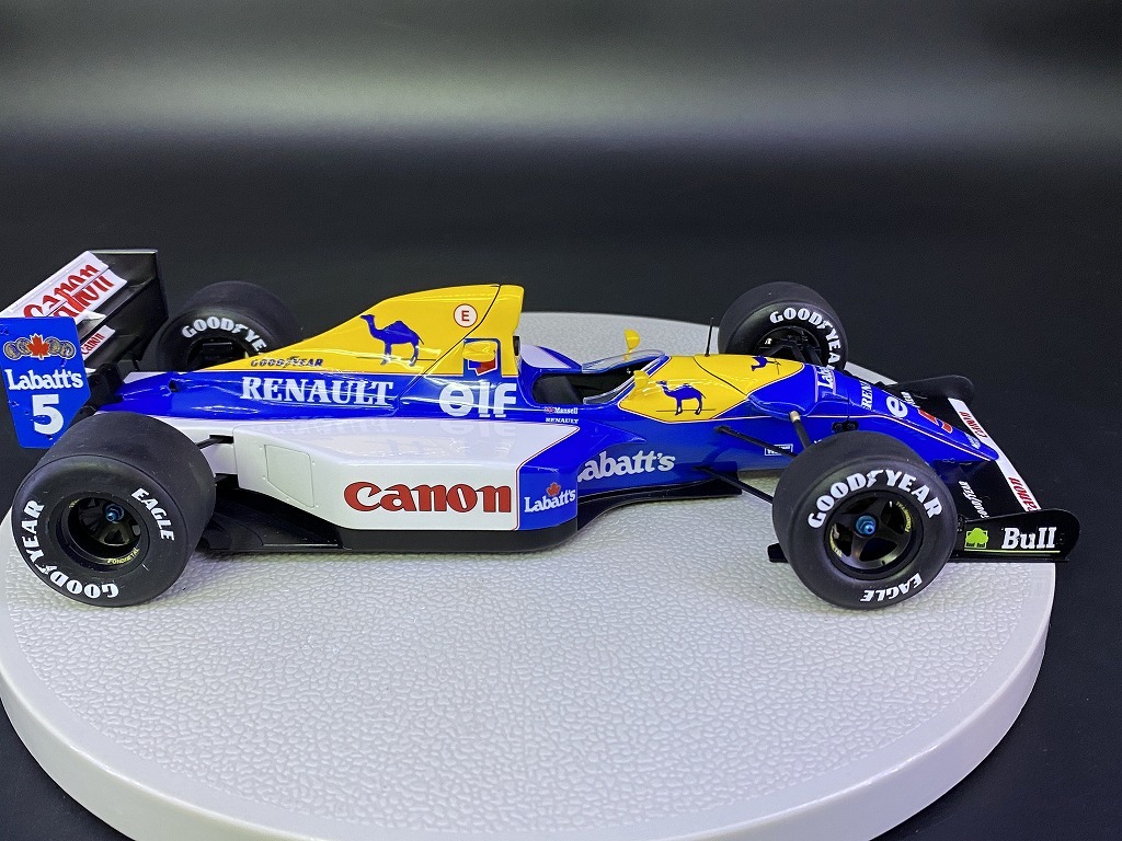 1円スタート フジミ 1/20 ウィリアムズ FW14B 1992 イギリスGP仕様 塗装済完成品 　_画像5