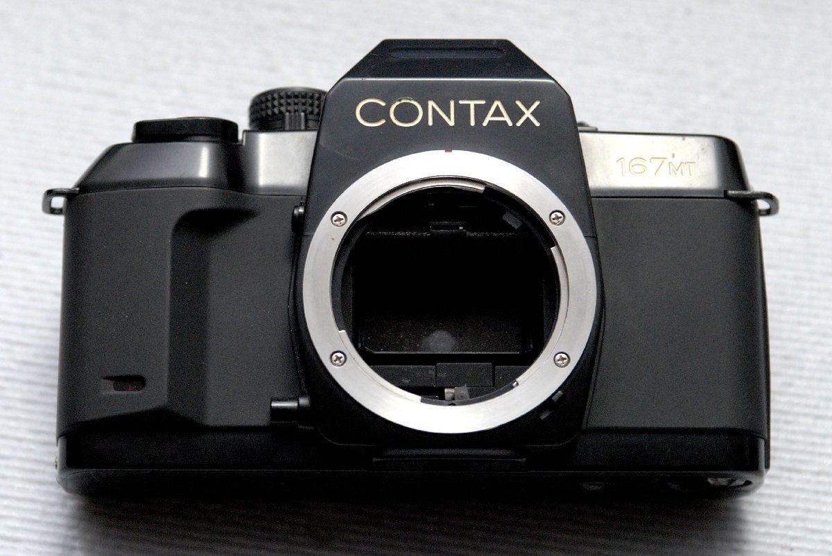 CONTAX コンタックス 高級一眼レフカメラ167MTボディ 希少な作動品（腐食なし）　　_画像2