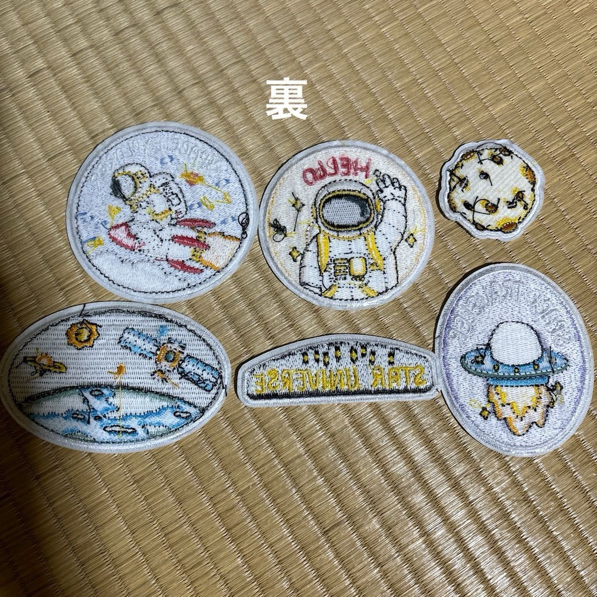 アイロンワッペン 刺繍ワッペン 宇宙飛行士 惑星｜Yahoo!フリマ