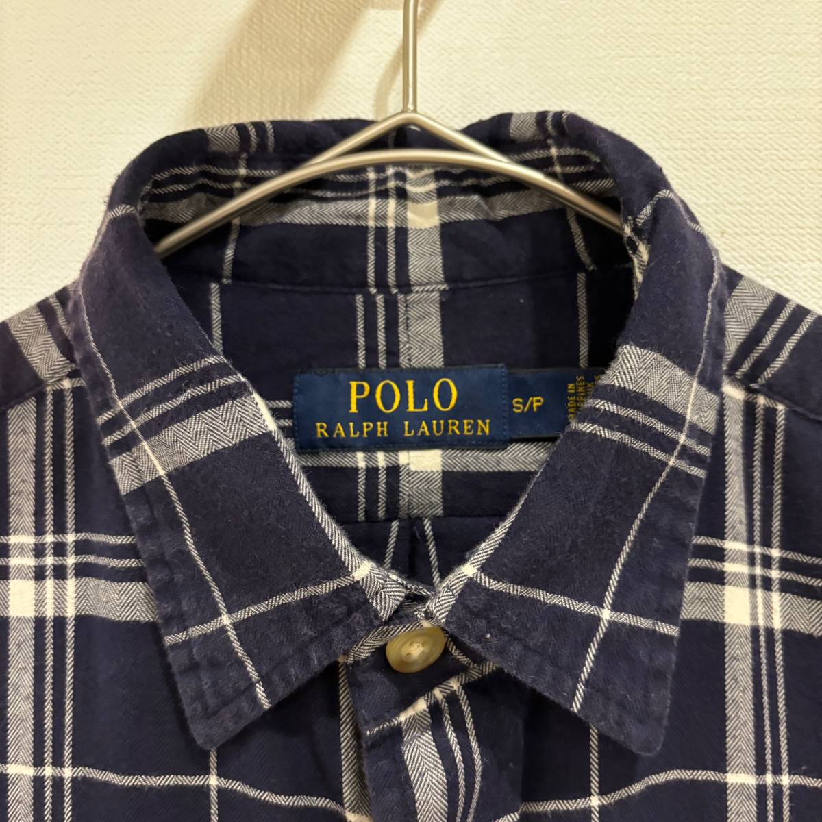 POLO Ralph Lauren 長袖シャツ チェック S/Pサイズ ラルフローレン ワークシャツ rrl_画像3