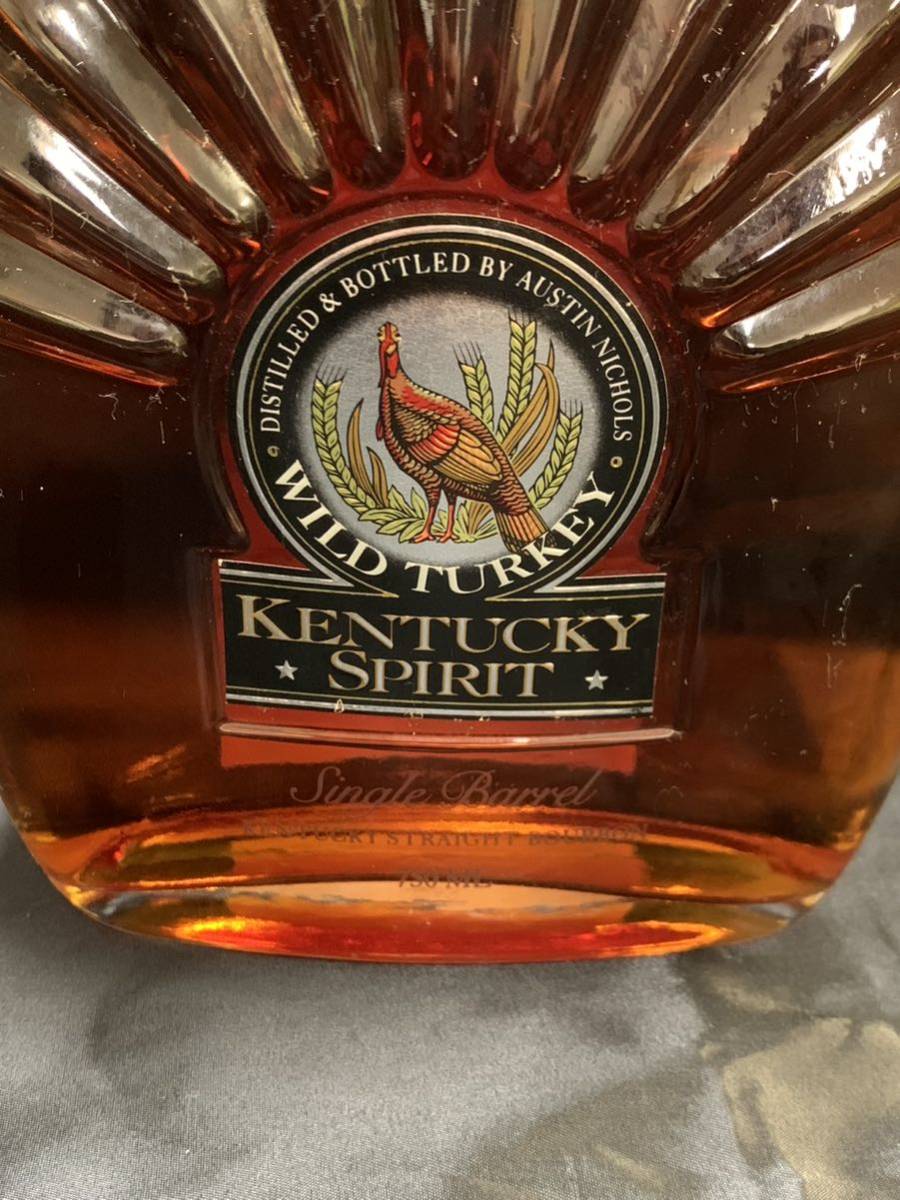 KF0512-116 WILD TURKEY KENTUCKY SPIRIT 750ml 50.5% ワイルドターキー シングルバレル バーボン ウイスキー_画像3