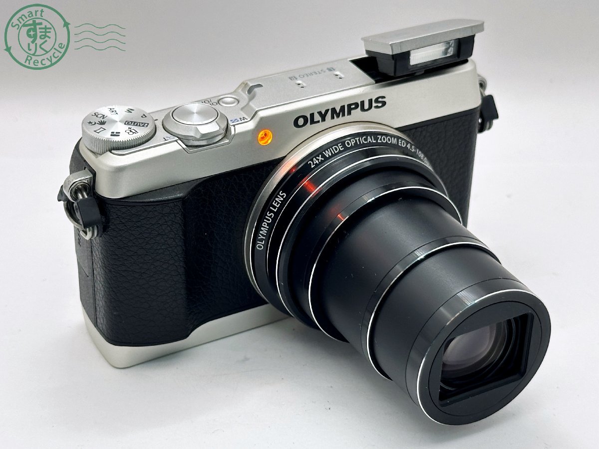 2401644143　▼OLYMPUS オリンパス STYLUS SH-1 5-AXIS IS デジカメ コンパクトデジタルカメラ バッテリー付き 通電確認済_画像1