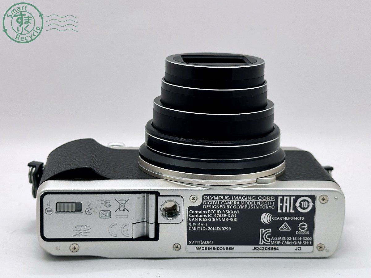 2401644143　▼OLYMPUS オリンパス STYLUS SH-1 5-AXIS IS デジカメ コンパクトデジタルカメラ バッテリー付き 通電確認済_画像7