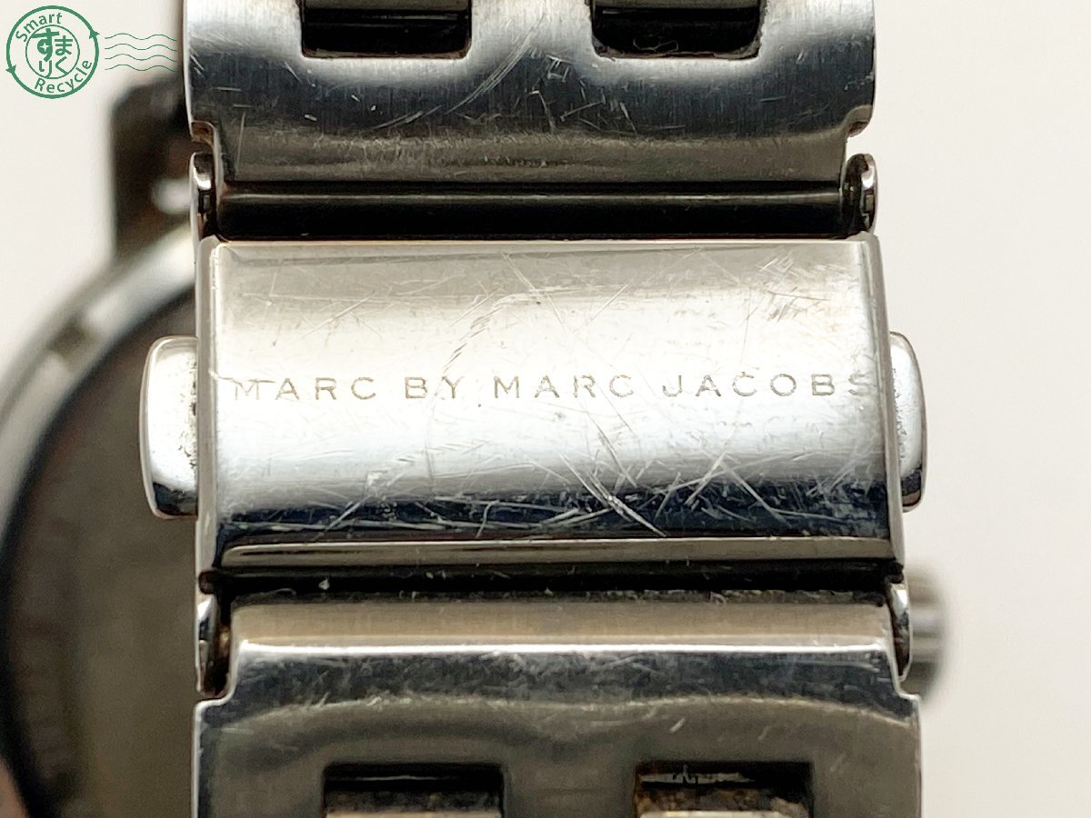 2401314278　△ MARC BY MARC JACOBS マークジェイコブス 腕時計 MBM5064 ファーガス ブルー×ガンメタル デイト クロノグラフ クォーツ 中_画像8